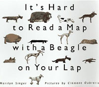 IT'S HARD TO READ A MAP WITH A BEAGLE ON YOUR LAP